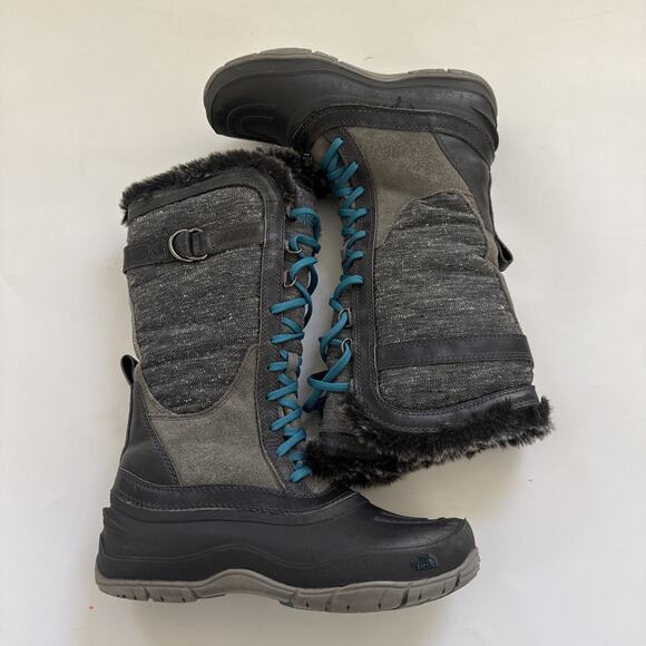 The North Face Shellista Winter Snow Boots Women's Size 7 Lace Up - Picture 4 of 11